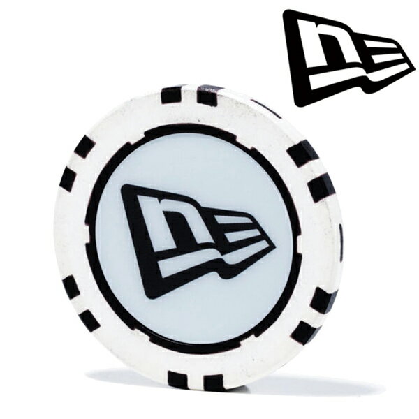 ニューエラ メンズ newera 【ゴルフ】 チップマーカー フラッグロゴ ホワイト × ブラック 14110183 【24】