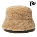 ニューエラ 2024年秋冬モデル レディース BUCKET01SB MINK FLEECE ハット 14326196 NEW ERA【24】