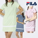 フィラ ゴルフ 2024年春夏モデルゴルフ レディース 柄 ワンピース 754-470 FILA【24】