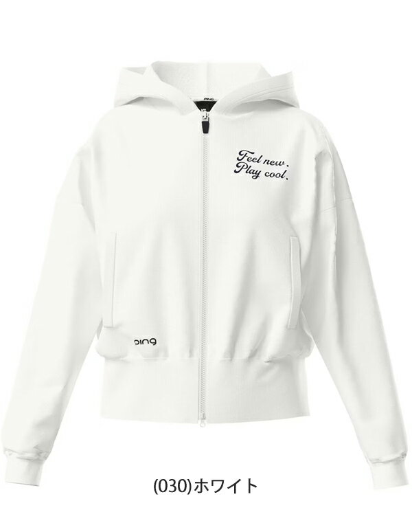 【特価】【残り、Sサイズ、1枚限り】ピン アパレル 春夏モデル PING レディース ダンボールニット　フーディー 622-4162200【24】