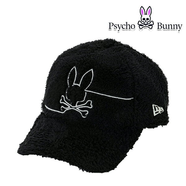 サイコバニー 秋冬モデル ユニセックス FUR CAP GOLF NEW ERA コラボ キャップ PBMG454F Psycho Bunny【24】