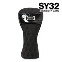 SY32 2024年秋冬モデル メンズ ドライバー用 ジャガード ヘッドカバー SYG-24A101DRG【24】