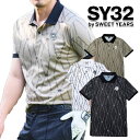 SY32 2024年春夏モデル メンズ QD GRAPHIC POLO 半袖シャツ SYG-24S18 エスワイ32【24】