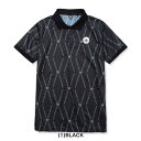 【残り、ブラックMサイズ、1枚限り】SY32 2024年春夏モデル メンズ QD GRAPHIC POLO 半袖シャツ SYG-24S18 エスワイ32【24】