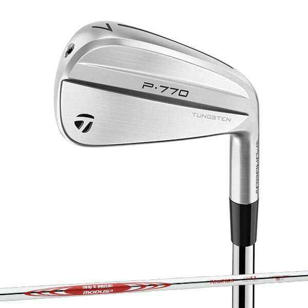 テーラーメイド メンズ P770 アイアン 5本組(6-9、PW) NS PRO MODUS 3 TOUR 105 スチールシャフト taylormade アイアンセット【24】
