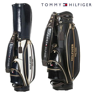 トミーヒルフィガー ユニセックス クラシックスポーツ キャディーバッグ THMG4FC1 9.0型 5分割 4.5kg 47インチ対応 ネームプレート付属 メタルタイプ キャディバッグ ゴルフバッグ【24】