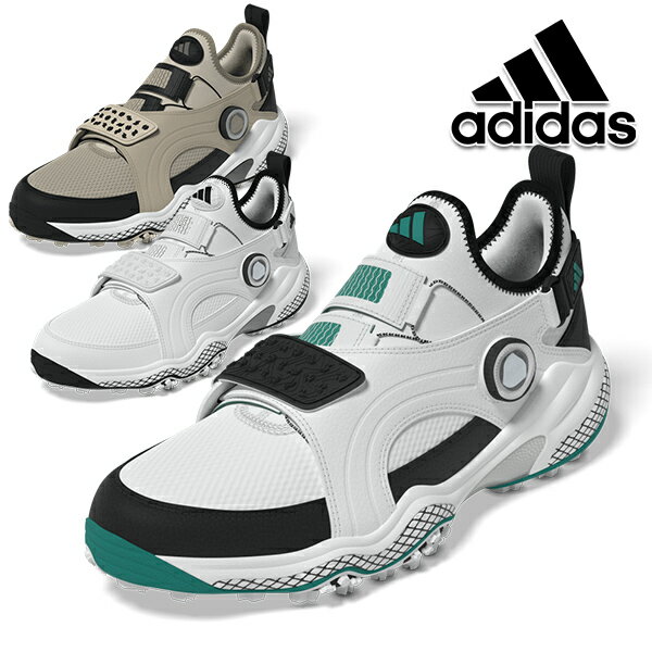 アディダスゴルフ 2025年秋冬モデル コードカオス 25 ミッド ボア スパイクレス ゴルフシューズ 2E相当 撥水 NQX22【25】