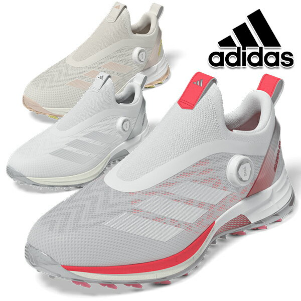 アディダス 2025年春夏モデルゴルフ レディース ウィメンズ アディゼロ ゼッドジー 25 ボア スパイクレス 2E相当 撥水 ゴルフシューズ NLK62 a...