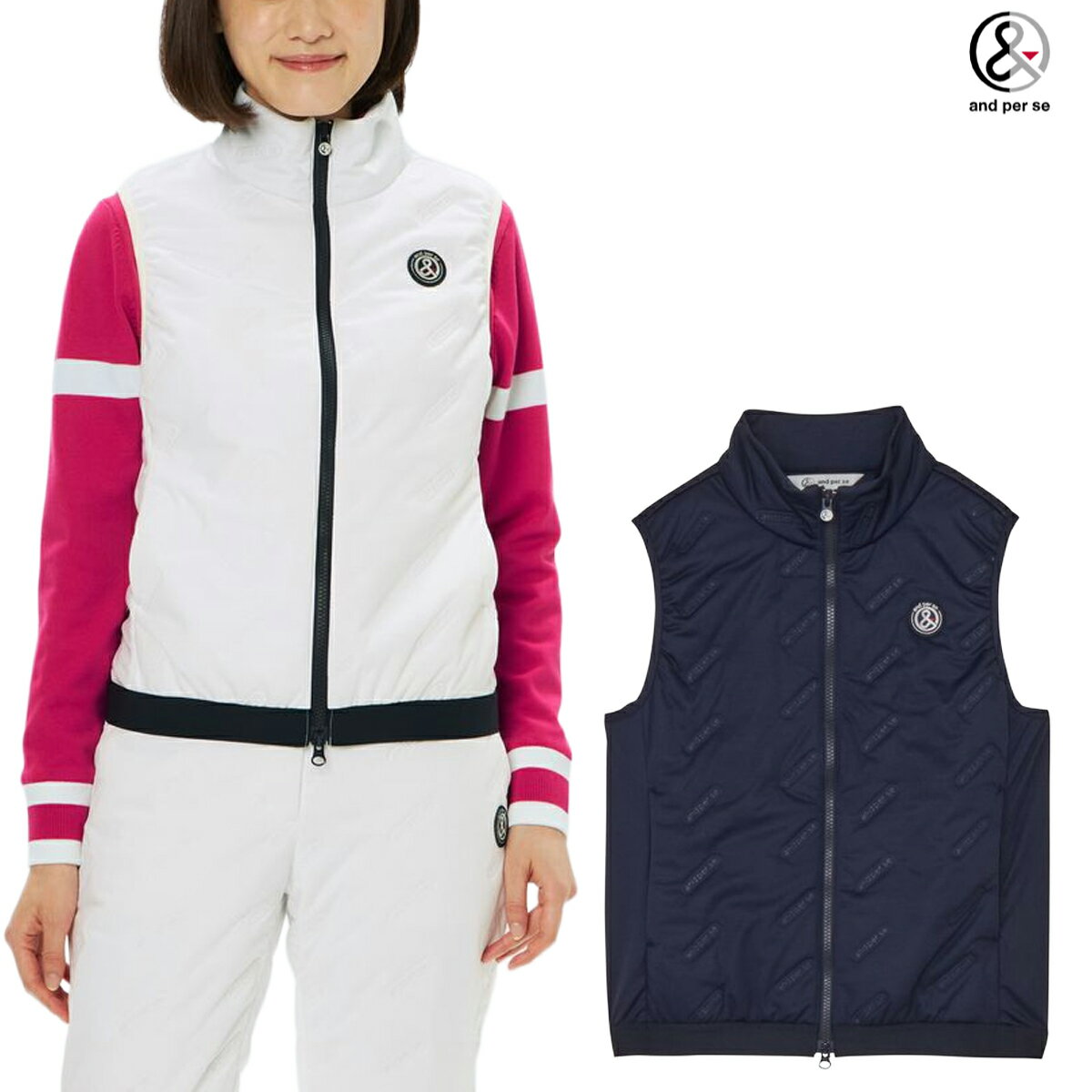アンパスィ 2025年秋冬モデル レディース エアジャスター 中綿 ベスト AFF1015G3【25】