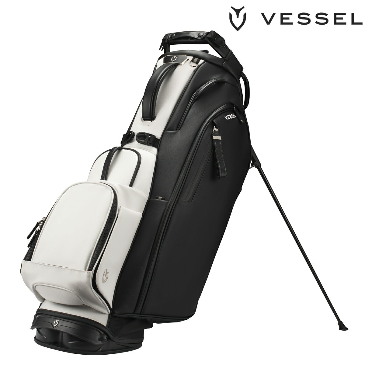 ベゼル PLAYER 5.0 PRO キャディーバッグ 9.5型 47インチ対応 7分割 ネームプレート付属 刻印タイプ キ..