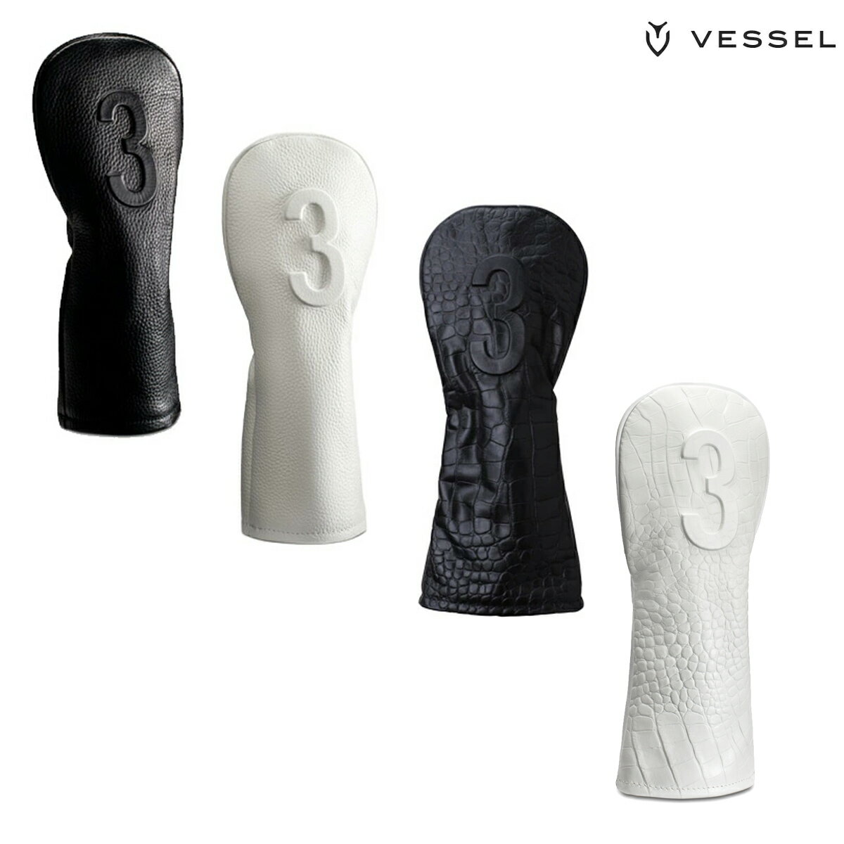 ベゼル VESSEL LUX フェアウェイウッド用 ヘッドカバー HC1123【24】ベッセル