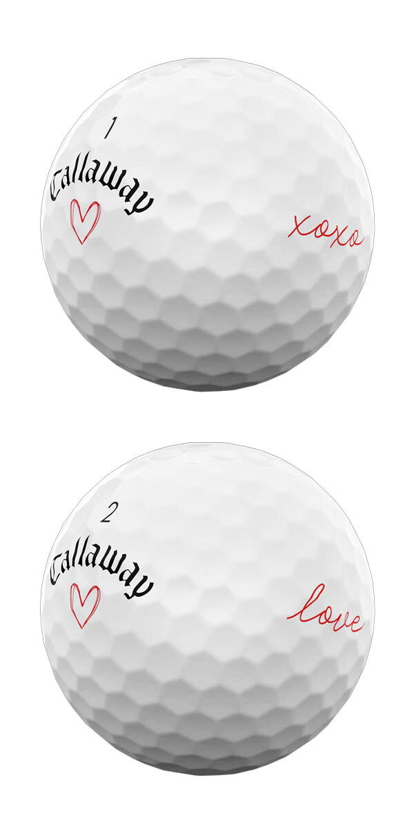 【数量限定】【LOVE LOGO】キャロウェイゴルフ SUPER SOFT 25 VALENTINE スーパー...