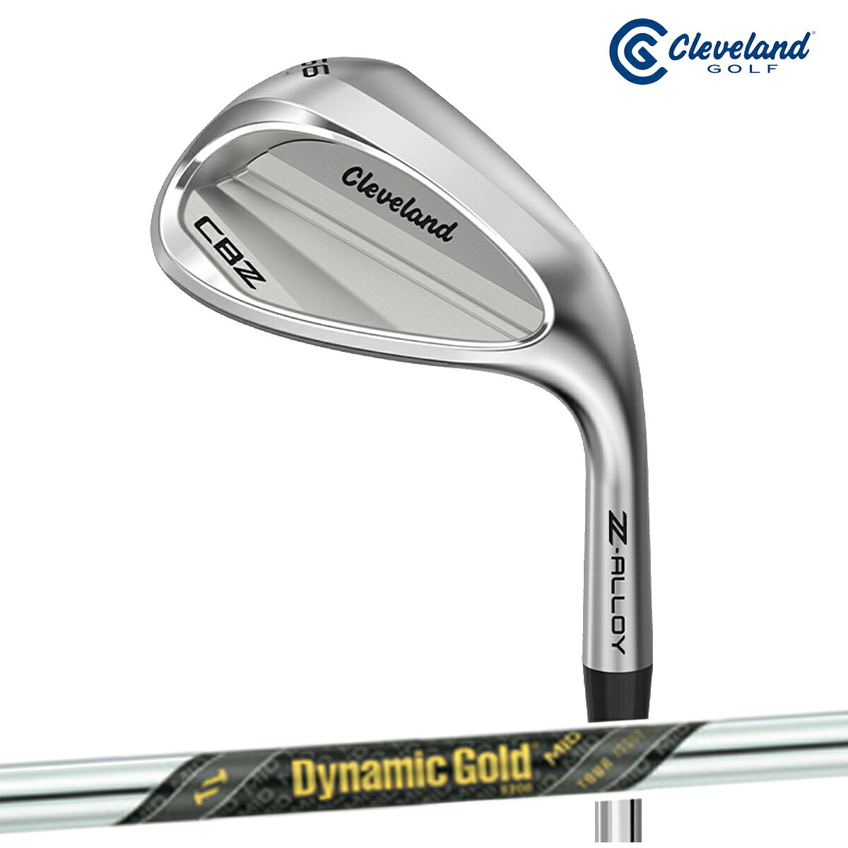 DUNLOP - 【メーカーカスタム】ダンロップ クリーブランド メンズ CBZ ウェッジ ダイナミックゴールド MID TOUR ISSUE スチールシャフト【26SS】