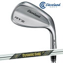 【メーカーカスタム】ダンロップ メンズ クリーブランド RTZ ツアーサテン ウェッジ ダイナミックゴールド MID 95 TOUR ISSUE スチールシャフト【25】