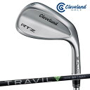 【メーカーカスタム】ダンロップ メンズ クリーブランド RTZ ツアーサテン ウェッジ TRAVIL 85 カーボンシャフト【25】