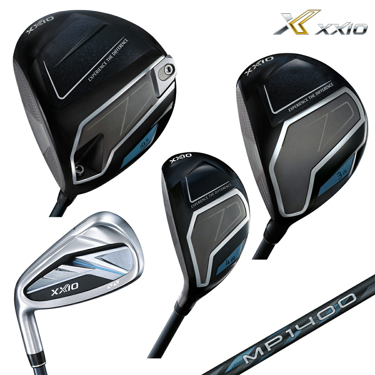【11本セット】【レフティ／左利き用】ダンロップ メンズ XXIO14 ゼクシオ フォーティーン ゴルフクラブ 11本セット（ドライバー#1、 フェアウェイウッド#3、 5、 ハイブリッド U5、 アイアン#6-9、PW、AW、SW） MP1400 カーボンシャフト【26SS】