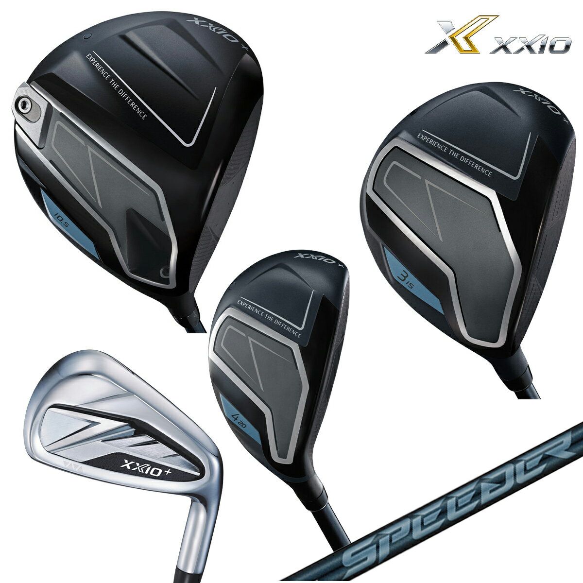【11本セット】ダンロップ メンズ XXIO14+ ゼクシオ フォーティーン プラス ゴルフクラブ 11本セット（ドライバー#1、 フェアウェイウッド#3、 5、 ハイブリッド U5、 アイアン#6-9、PW、AW、SW） SPEEDER NX DST for XXIO カーボンシャフト【26SS】