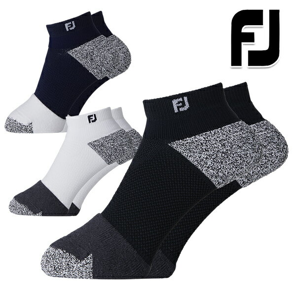 フットジョイ メンズ New ナノロック アンクル ソックス 25-27cm FSS25NLM2【25】