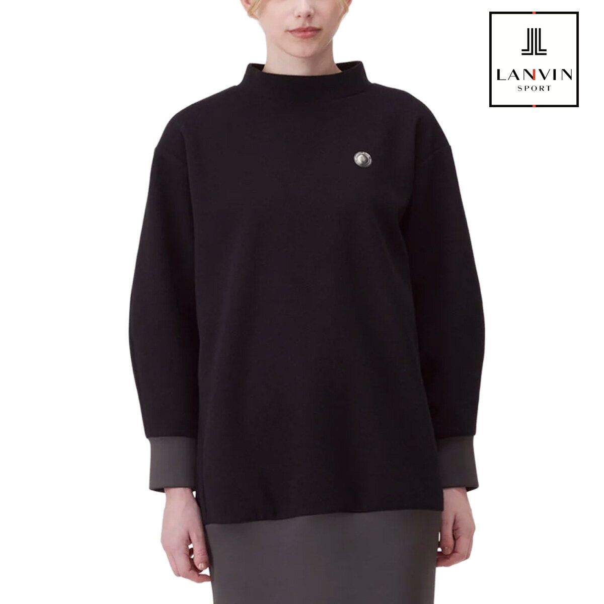 ランバン スポール 2025年秋冬モデル レディース コクーンシルエット ワンピース【2WAYストレッチ】 VG5FOP81L【25】