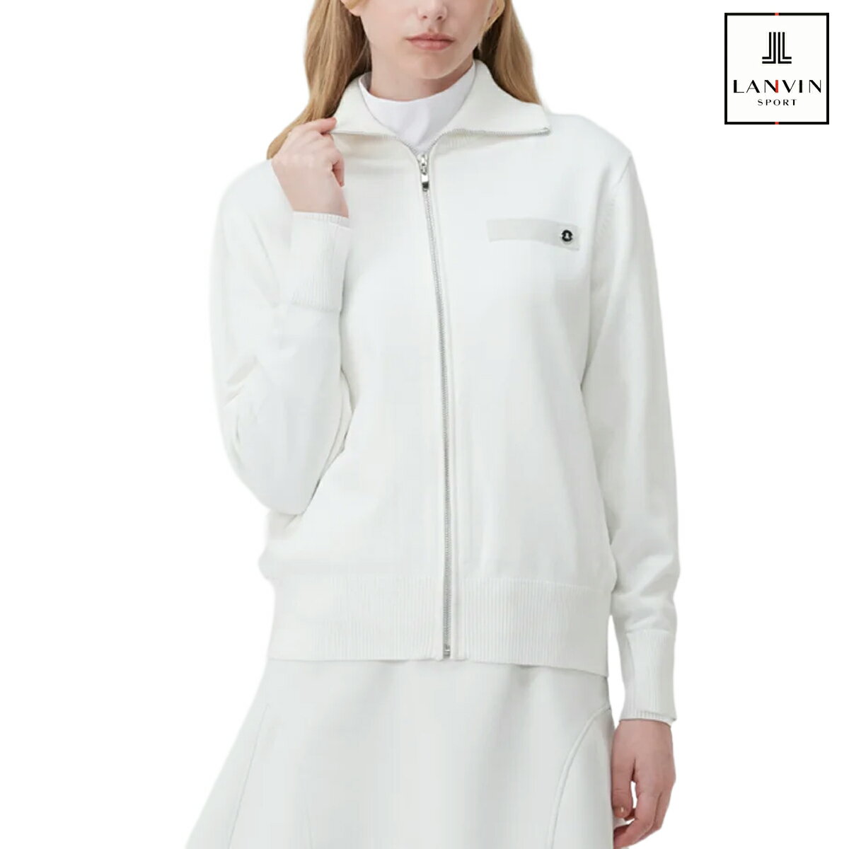 ランバン スポール 2025年秋冬モデル レディース ニット ジップアップ ブルゾン VG5FST51L【25】
