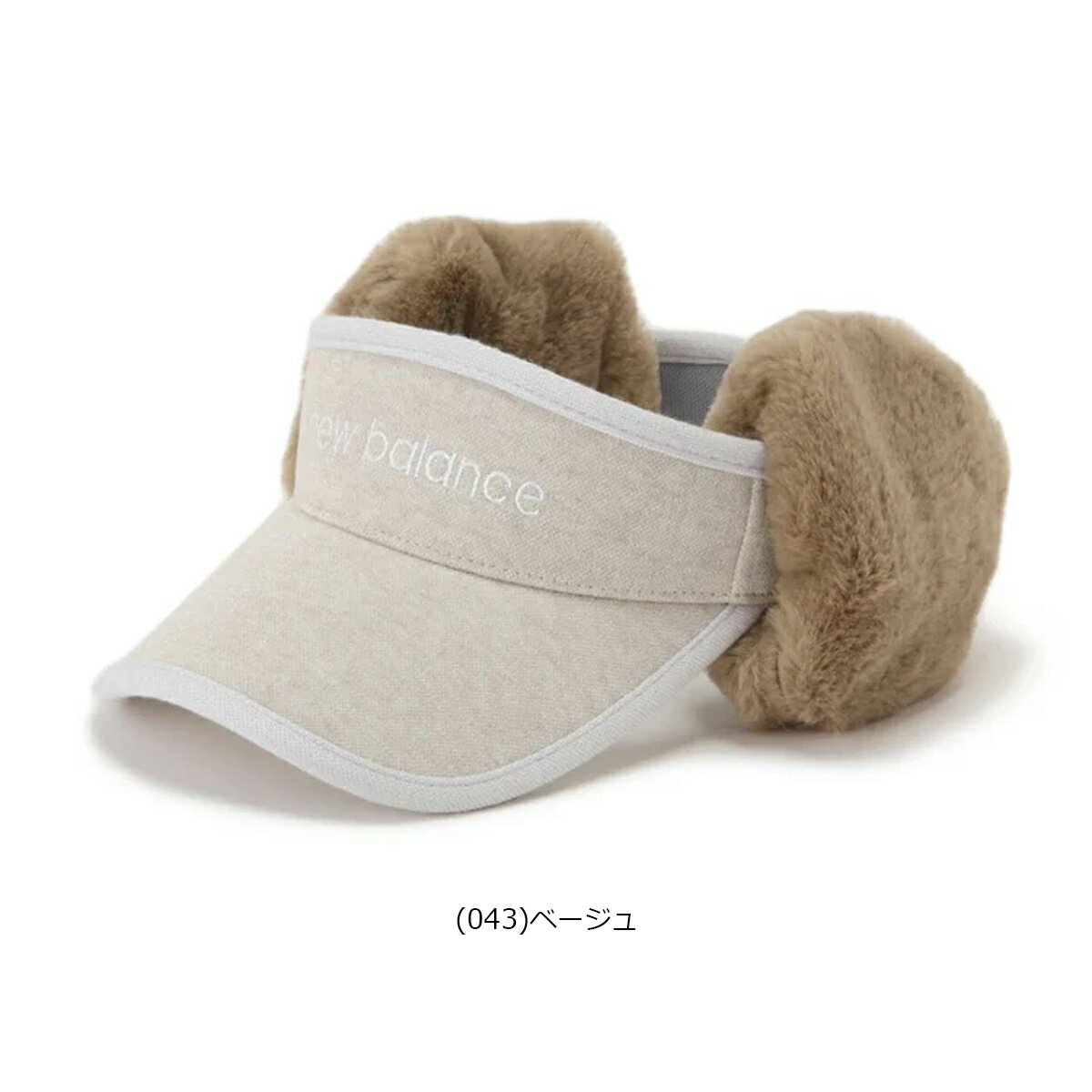 ニューバランスゴルフ 2025年秋冬モデル レディース 2WAY イヤーマフ バイザー 012-5287504【25】