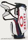 オークリー 2025年春夏モデル メンズ OAKLEY STAND 18.0 キャディーバッグ 9.5型 2.6kg 5分割 ネームプレート付属 刻印タイプ FOS901968 OAKLEY【25】