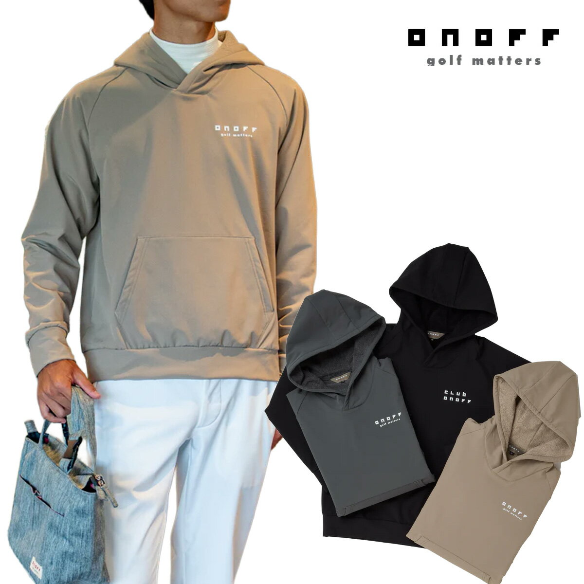 オノフ 2025年秋冬モデル メンズ フリース パーカー OBE101【25FW】