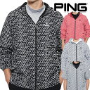 ピンアパレル 2025年春夏モデル メンズ 2WAY フルジップ フーディー ブルゾン 621-5120109 PING【25】