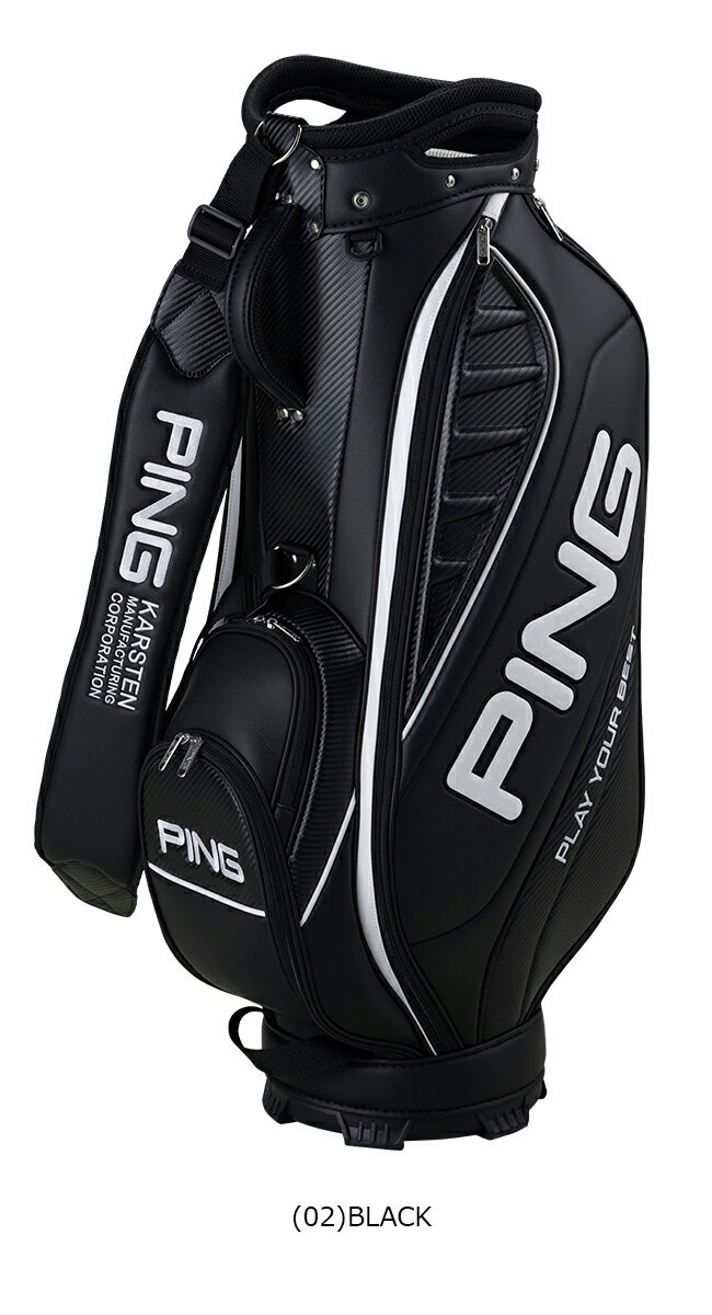 楽天市場】PING キャディバッグ（カラーブラック）の通販