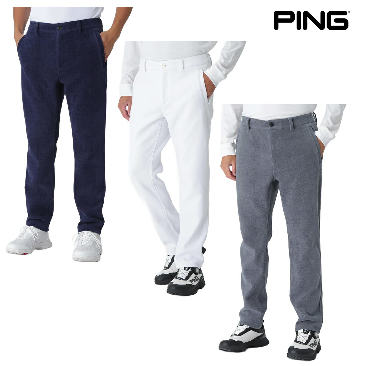 ピンアパレル 2025年秋冬モデル メンズ ニット コーデュロイ テーパード パンツ 621-5231903【25】