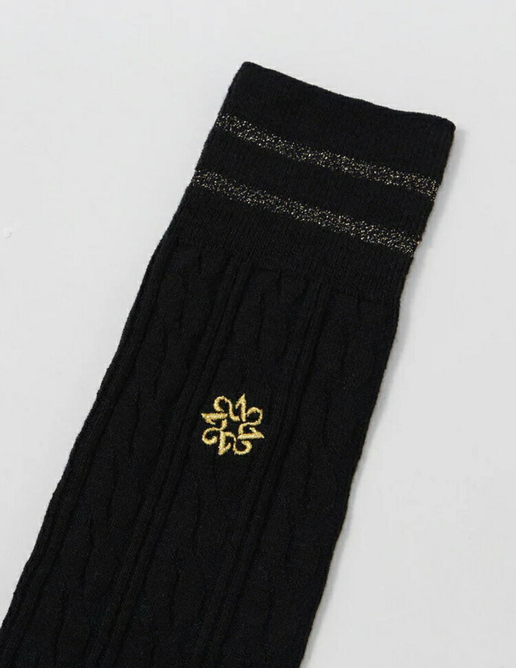 セントアンドリュース 2025年秋冬モデル レディース ケーブル ニーハイソックス 042-5286056【25】