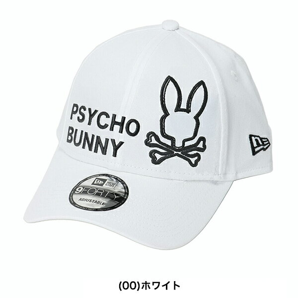 サイコバニー 2025年秋冬モデル ユニセックス PSYCHO BUNNY キャップ NEW ERAコラボ pbmg563f 【25】
