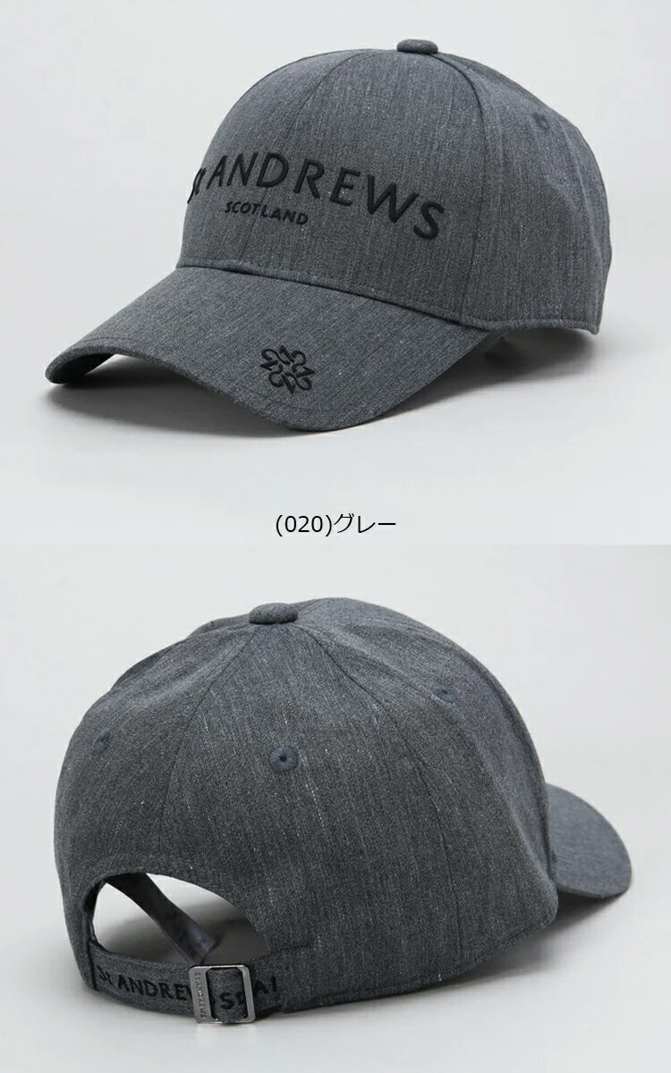 セントアンドリュース 2025年秋冬モデル ユニセックス TC ツイル ロゴ キャップ 042-5287853【25】
