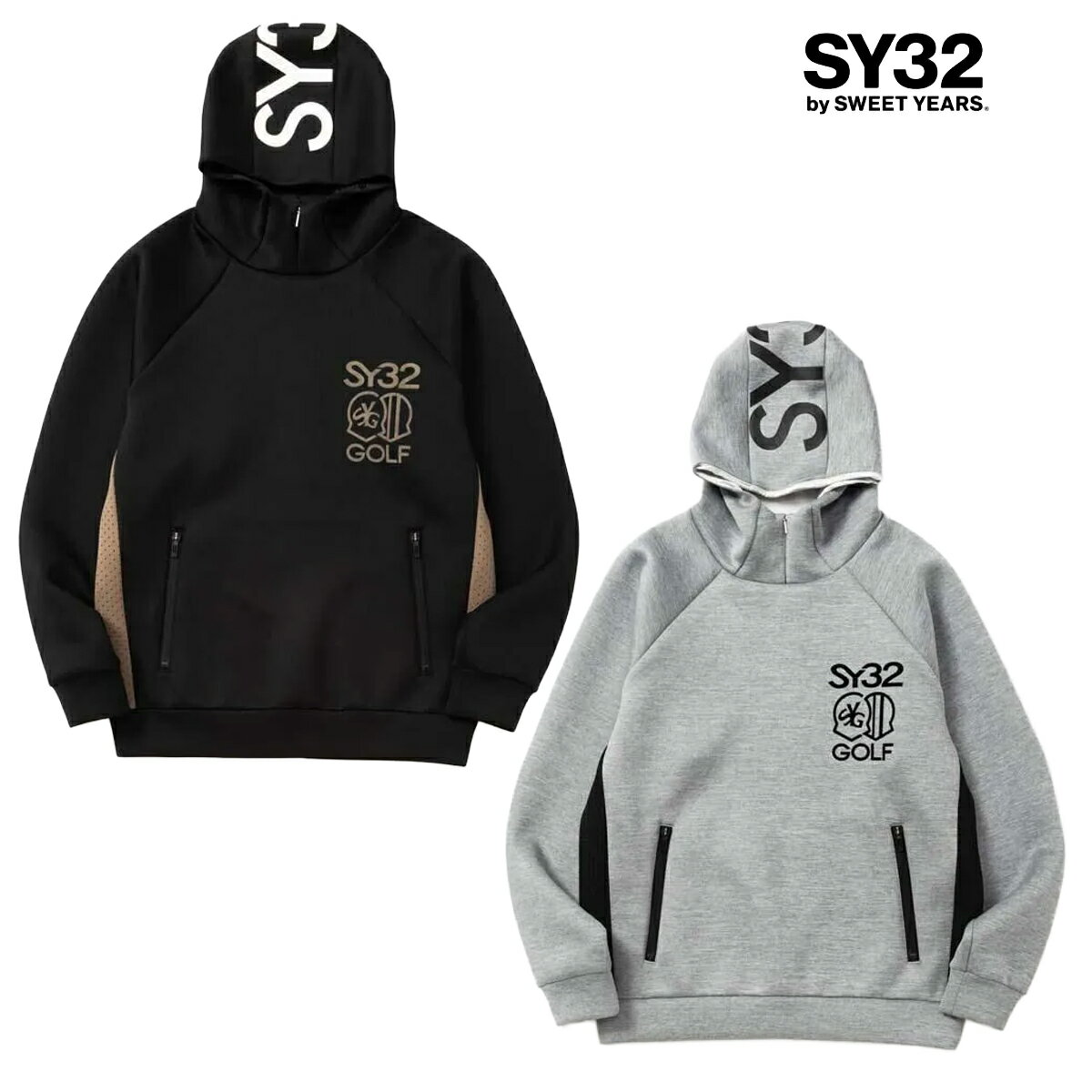 SY32 2025年秋冬モデル メンズ CARDBOARD EMBLEM PT HOODIE フーディー SYG-25A1-06 スウェット トレーナー【25】