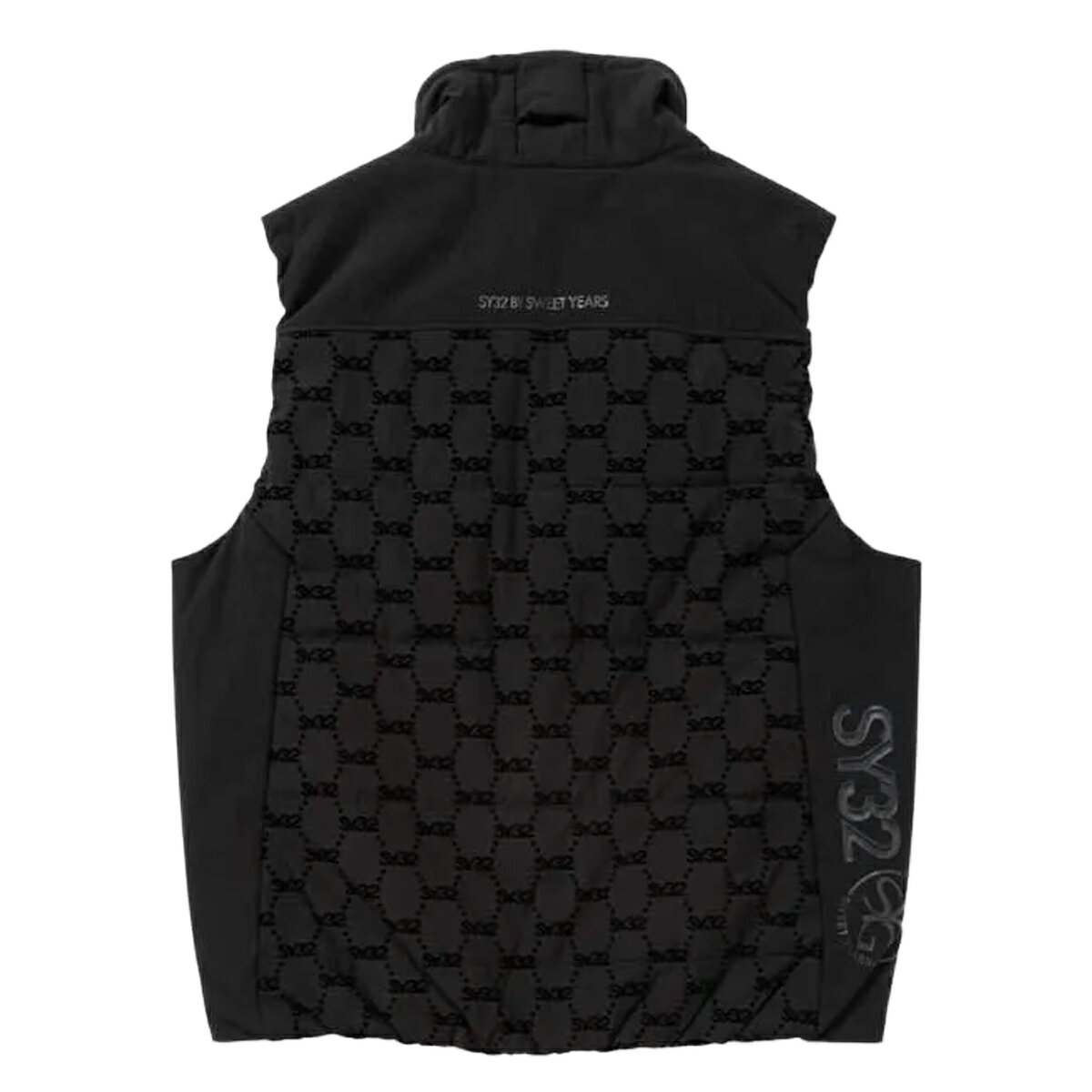 SY32 2025年秋冬モデル メンズ FLOCKY WOVEN STRECH VEST ベスト SYG-25A1-39【25】