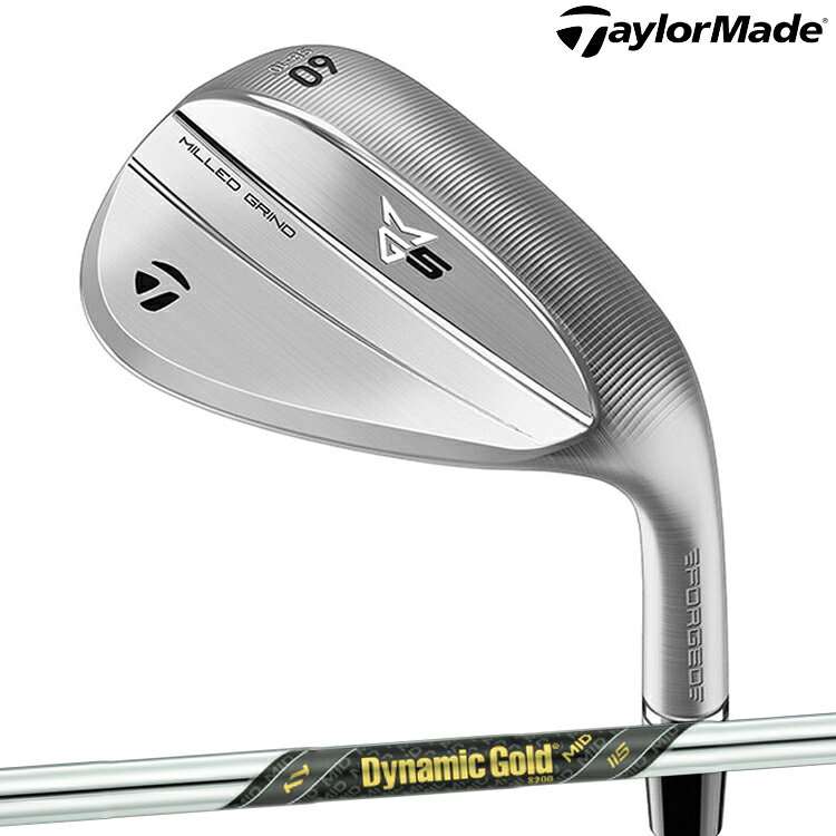 Rakuten - テーラーメイド メンズ MG5 CHROME ウェッジ ノンメッキ ダイナミックゴールド MID 115 スチールシャフト【25】