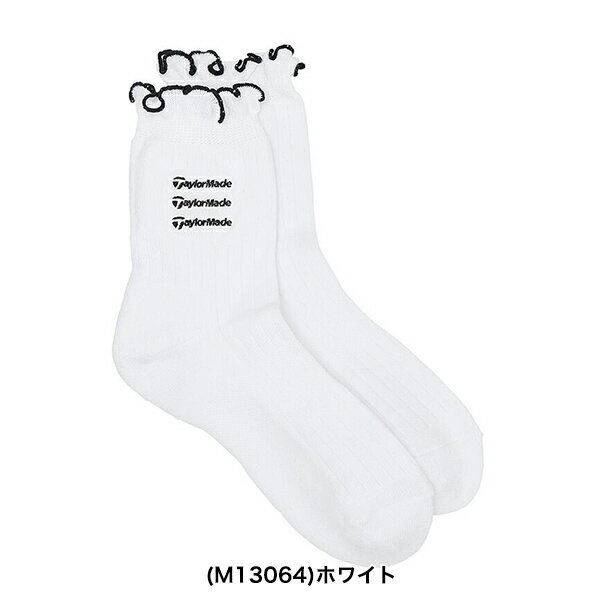 テーラーメイド レディース W フリル ミドル ソックス UN588 TaylorMade【25】