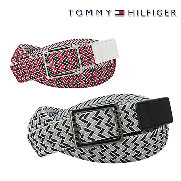 トミーヒルフィガー ユニセックス リバーシブル ゴムメッシュ ベルト THMB5SV2【25】