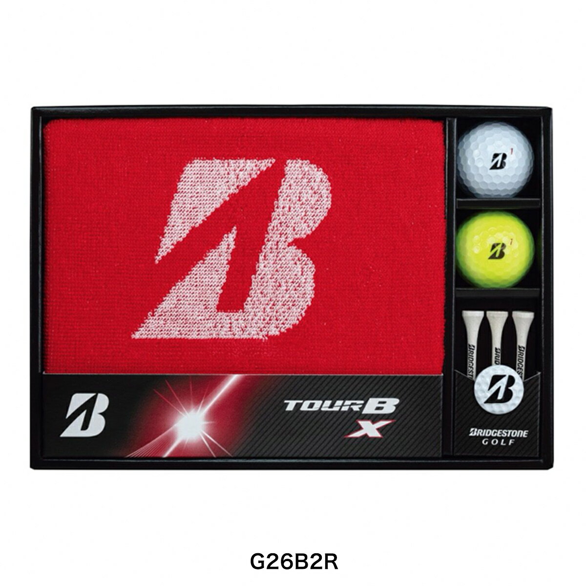 パワーゴルフ(PowerGolf)のブリヂストン メンズ TOUR B X ボールギフトTOUR B X ボールギフト G26B2R【26SS】｜アングル2