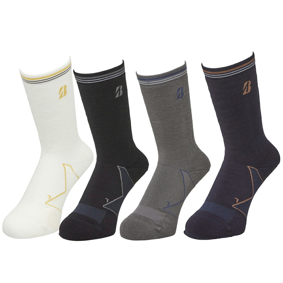 【限定】ブリヂストン メンズ HYPERSOX 3D ソックス ベーシック for ウィンター レ...