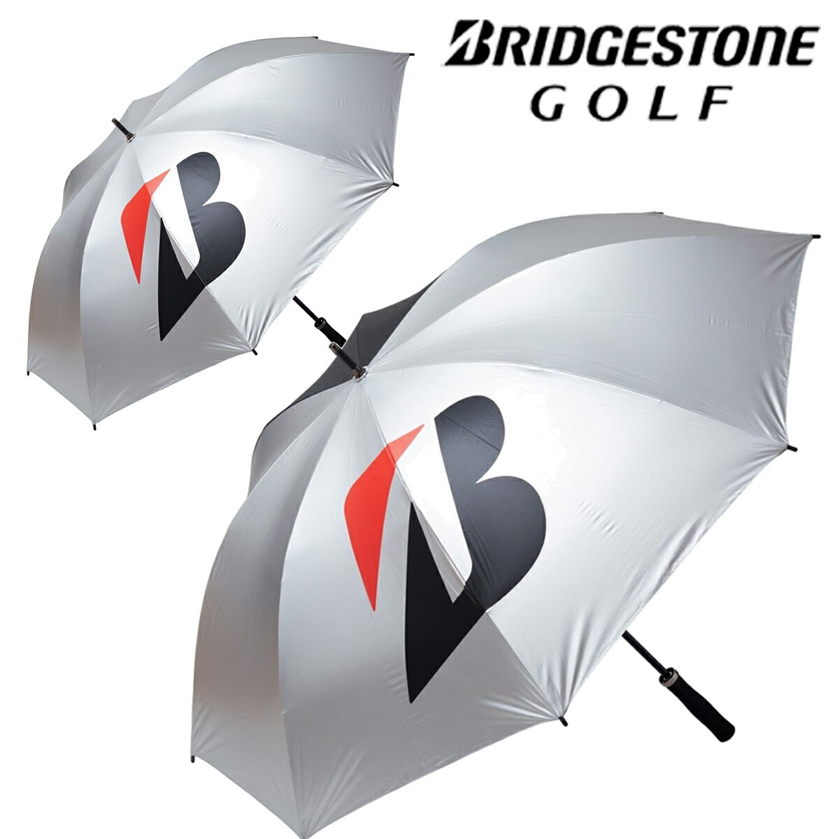 BRIDGESTONE - ブリヂストン メンズ 傘 晴雨兼用 軽量 手開き式銀傘（軽量プロモデル） UM2601【26SS】