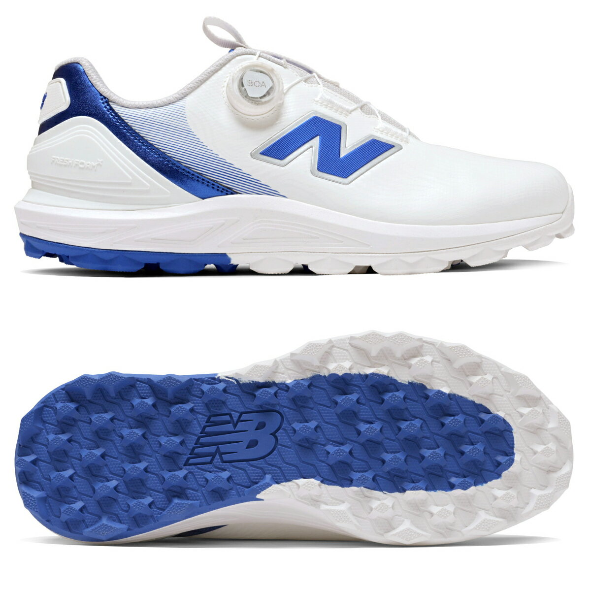 ★期間限定★【全品対象！エントリーでポイント3倍♪】ニューバランスゴルフ ユニセックス FRESH FOAM X 2500 V5 SL BOA スパイクレス ボア ゴルフシューズ 靴幅 2E UG2500BD【26SS】