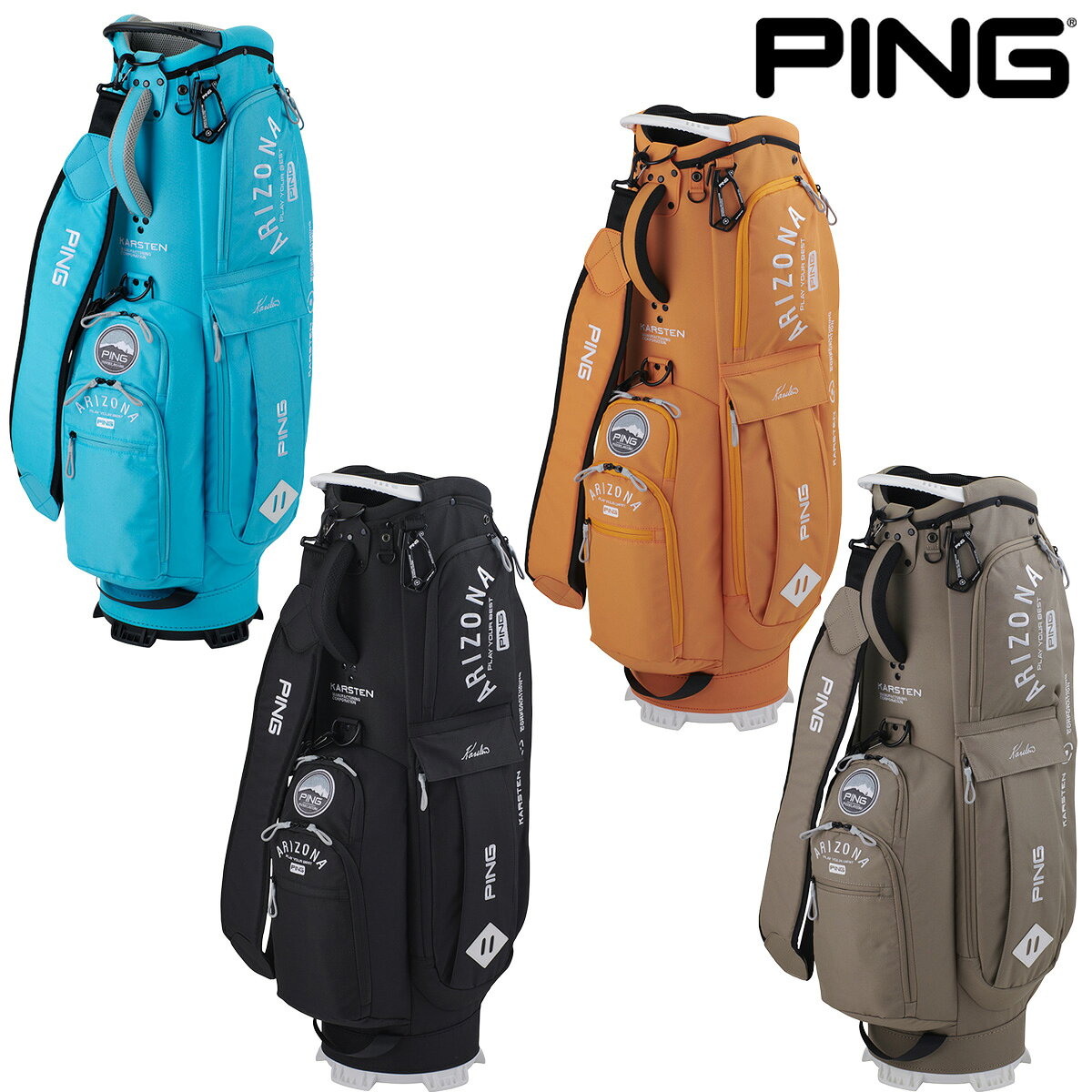 ★期間限定★【全品対象！エントリーでポイント3倍♪】ピンゴルフ ユニセックス ping golf アリゾナカジュアル cbu2503 キャディーバッグ キャディ...
