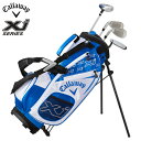 【あす楽】Callaway キャロウェイ ゴルフクラブフルセット キャディーバッグ付き JUNIOR ジュニア Xj 1 ジュニアセット クラブ4本セット(身長100cm-120cm用) FW,I 7,SW,PT【18】 ゴルフクラブ ゴルフ用品 フェアウェイウッド アイアン パター