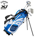 【あす楽】キャロウェイ Callaway ジュニアゴルフクラブセット XJ 2 ジュニアセット(6本セット/キャディバッグ付/身長：115～135cm向け) (身長115cm-135cm用) W 1,FW,I 7,I 9,SW,PT【18】セット内容（ドライバー フェアウェイウッド アイアン パター）