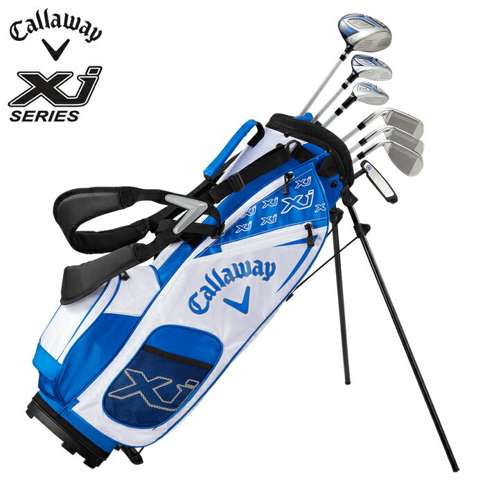 【あす楽】Callaway キャロウェイ ゴルフクラブフルセット キャディーバッグ付き JUNIOR ジュニア Xj 3 ジュニアセット クラブ7本セット(身長130cm～150cm用) W 1,FW,5H,I 7,I 9,SW,PT【18】 ゴルフクラブ ゴルフ用品 ドライバー フェアウェイウッド アイアン パター