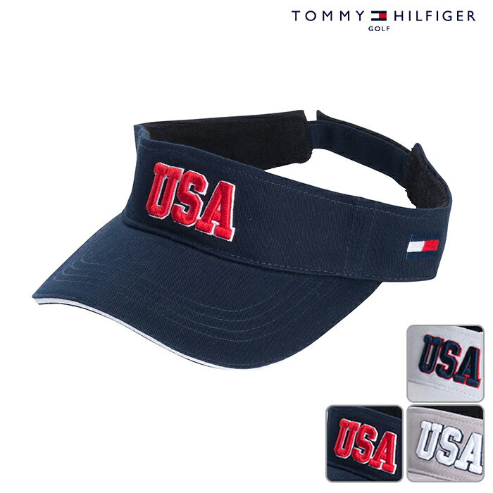 ★最大P10倍スタート★【2-3点一緒に購入で最大P10倍！※要エントリー】【あす楽】TOMMY HILFIGER トミーヒルフィガー バイザー UNISEX ユニセックス 春夏 THMB804F春夏モデル USAバイザー【18】帽子