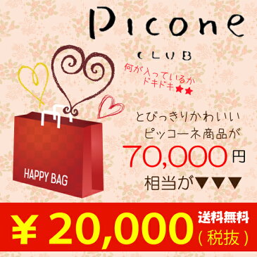 ★残りわずか★ランキング入賞！ピッコーネ 福袋 【新春福袋】レディース 70,000円相当封入！ 何が入ってるかお楽しみ♪ 福袋！01(M) 02(L) 03(LL) picone【19】ゴルフ 送料無料 piconehb