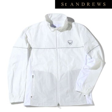 St ANDREWS セントアンドリュース メンズ 長袖 シャツ 秋冬 042-8222951秋冬モデル WHITE LABEL メモリーツイル フルジップ ブルゾン【18】トップス M L LL 3L サイズ ゴルフ用品