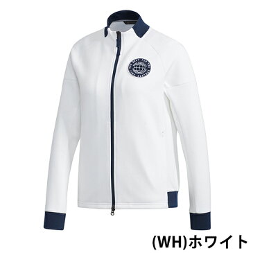 ★WEB限定タイムセール★★残り、ホワイトMサイズ、1枚限り★【60%OFF】アディダスゴルフ 春夏モデル レディース ブルゾン フルジップ バイカラー 長袖 M L O XO サイズ adidas golf【19】ゴルフ gjs61 ゴルフウエア レディース 春夏